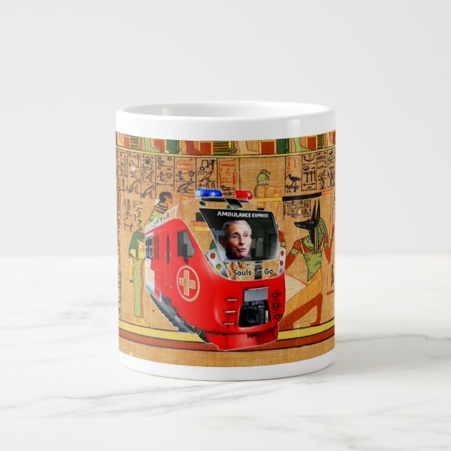 Souls to go giant coffee mug (Front)
