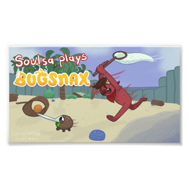 Soulsa plays Bugsnax thumbnail Photo Print (Front)