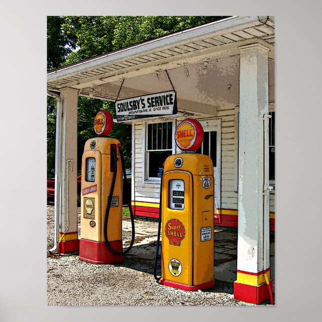Soulsby's Gas Station Poster (Front)