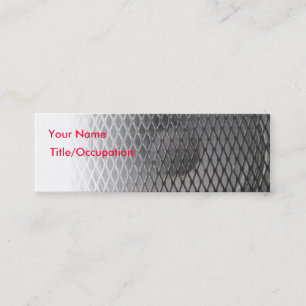 Sound Band Amp Speaker Music Mini Business Card