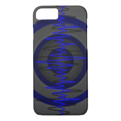 Sound Blue Dark iPhone 7 case