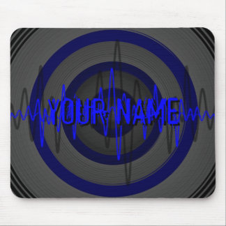 Sound Blue Dark 'Name' mousepad