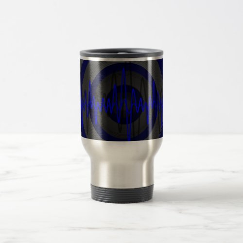 Sound Blue Dark travel commuter mug