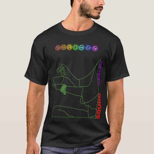 Sound Dealer Sound Healer friends T-Shirt (Front)