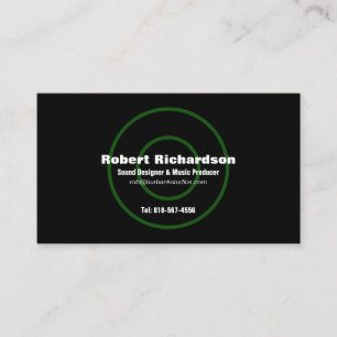 Sound Designer Business Card