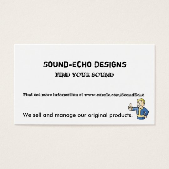 Sound-Echo Business Card 1