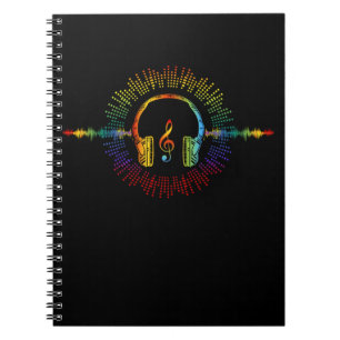 Sound Engineer Audio Wave Audio Engineer Music Notebook