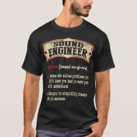 Sound Engineer Dictionary Term Sarcastic