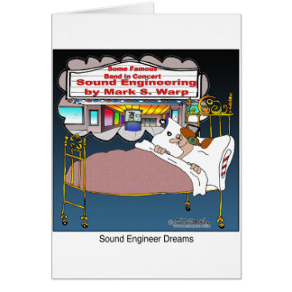 Sound Engineer Dreams Cards