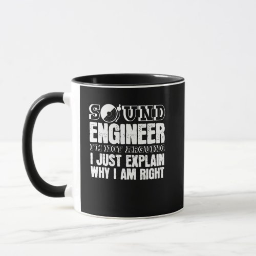 Sound Engineer Joke Audio Engineering Technician Mug