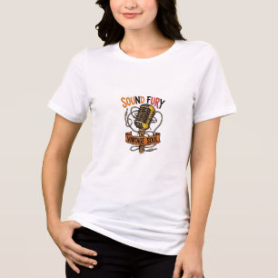 Sound Fury Vintage Soul Microphone Graphic Women's Tri-Blend Shirt