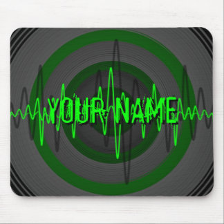 Sound Green Dark 'Name' mousepad