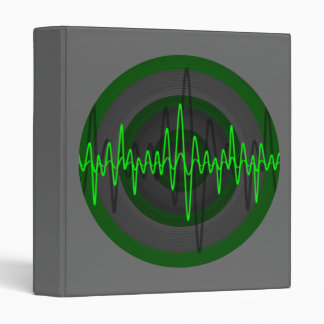 Sound Green Dark Round binder grey