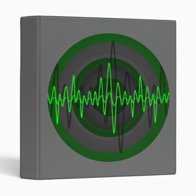 Sound Green Dark Round binder grey (Front/Spine)
