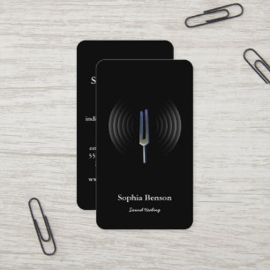 Sound Healing Music Speech Tibetans Singing Bowl Business Card