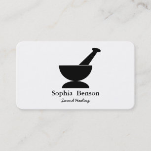 Sound Healing Music Speech Tibetans Singing Bowl Business Card
