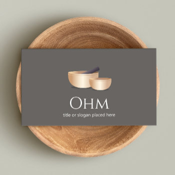 Sound Healing Tibetian Singing Bowls by sm_business_cards at Zazzle