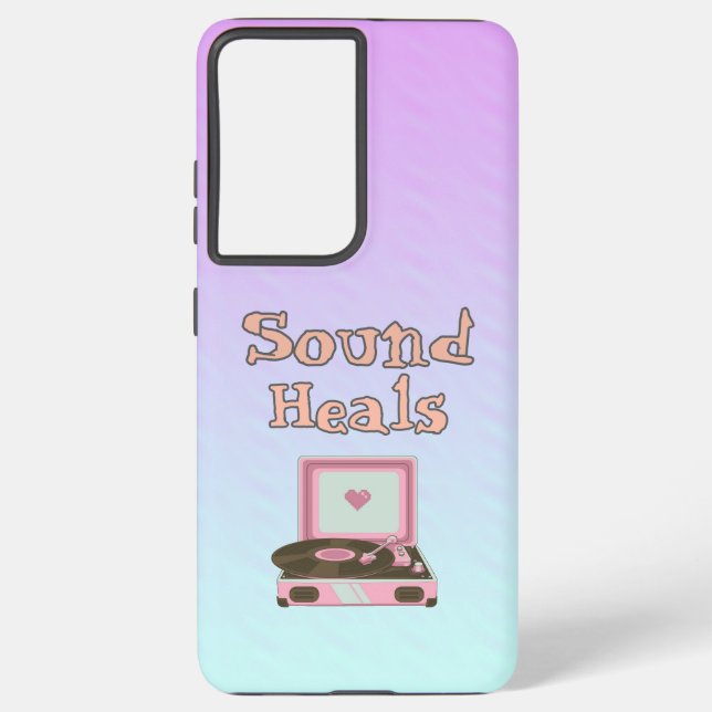 Sound Heals Samsung Galaxy Case (Back)