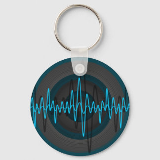 Sound Light Blue Dark keychain