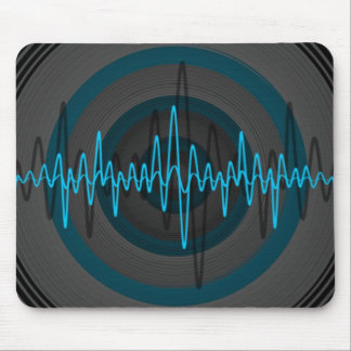 Sound Light Blue Dark mousepad