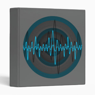 Sound Light Blue Dark Round binder grey