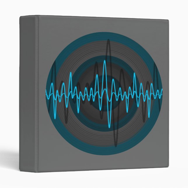 Sound Light Blue Dark Round binder grey (Front/Spine)