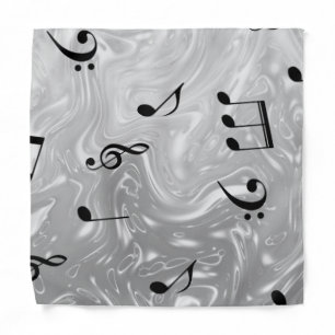 sound, metal, music, musical, sign, note, shape, bandana
