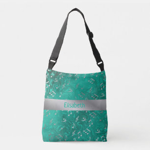 sound, metal, music, musical, sign, note, shape, c crossbody bag