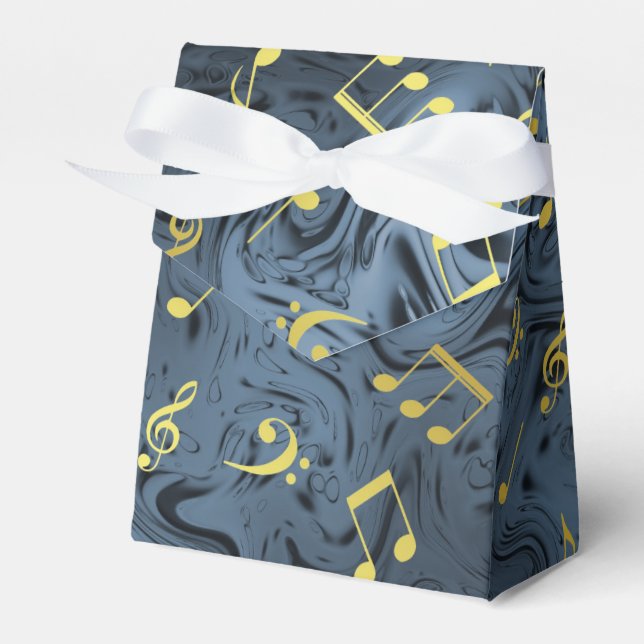 sound, metal, music, musical, sign, note, shape, favor boxes (Front Side)