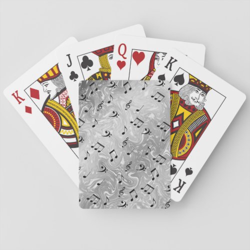sound metal music musical sign note shape playing cards