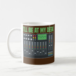 Sound Mixer Audio Engineer Mixing Board Coffee Mug