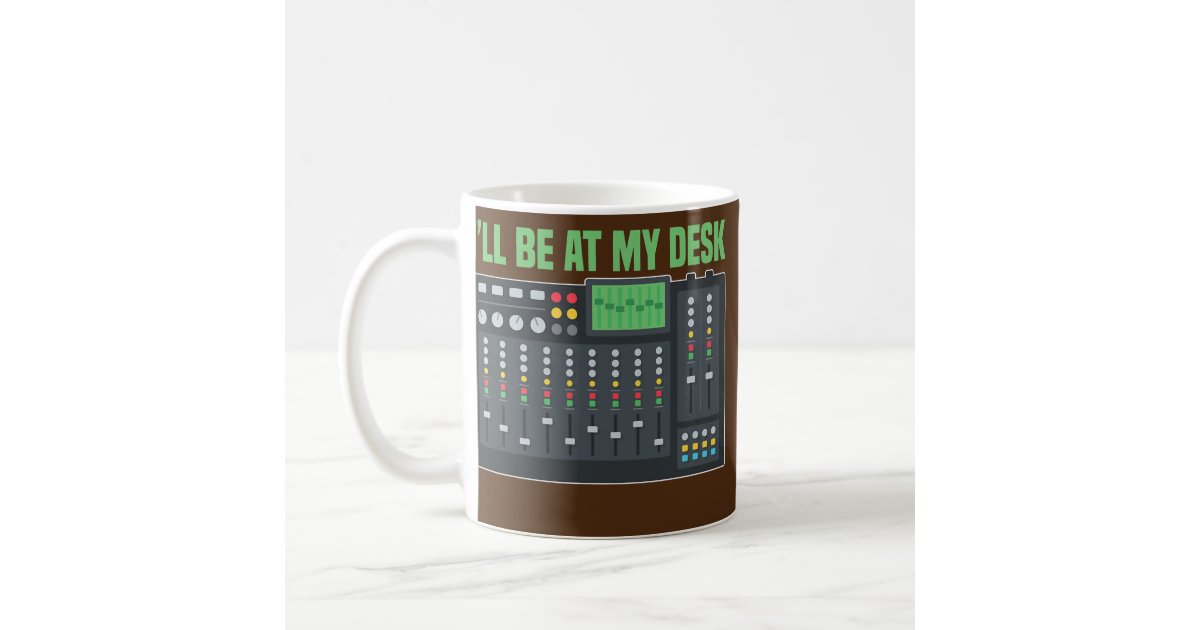 Sound Mixer Audio Engineer Mixing Board Coffee Mug