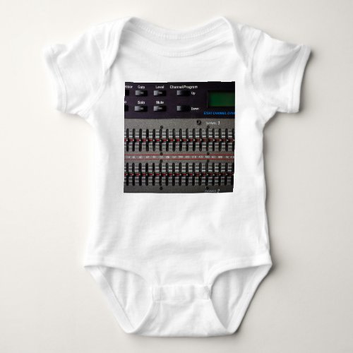 Sound Mixer Buttons Image Baby Bodysuit