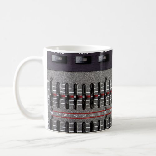 Sound Mixer Buttons Image Coffee Mug