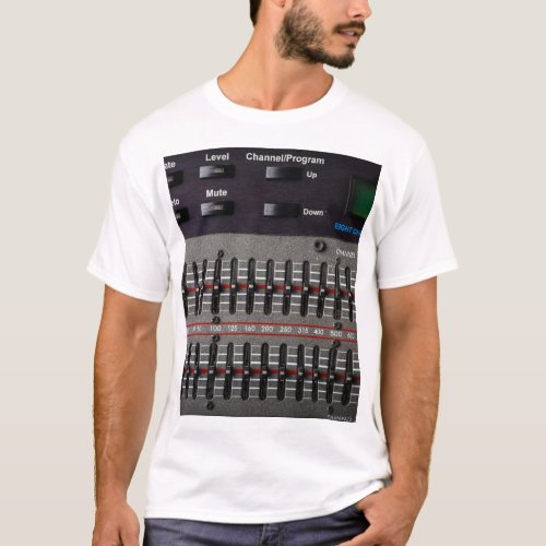 Sound Mixer Buttons Image T_Shirt