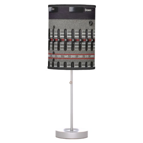 Sound Mixer Buttons Image Table Lamp