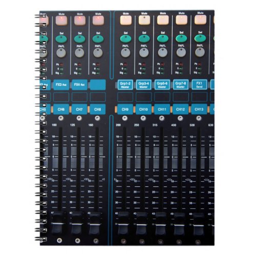 Sound mixer natural sound technology gear notebook