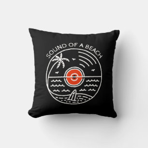 Sound of a Beach Throw Pillow