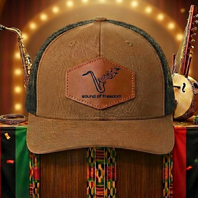 Sound of Freedom Leather Patch Hat (Creator Uploaded)