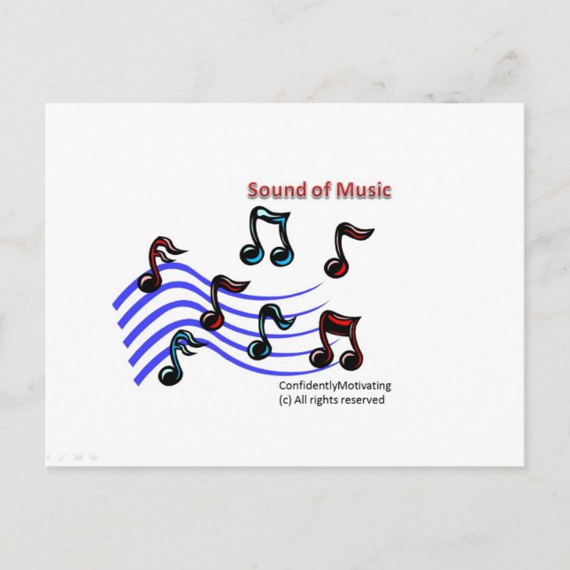 Sound of Music Postcard (Front)