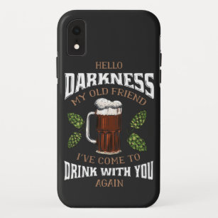 "Sound of Silence" with Bottle Beer iPhone XR Case
