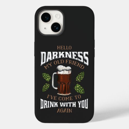 Sound of Silence with Bottle Beer Case_Mate iPhone 14 Case