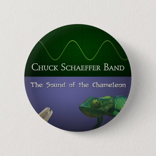 Sound of the Chameleon Pinback Button (Front)