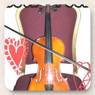 Sound of v love hakuna matata valentine beverage coaster