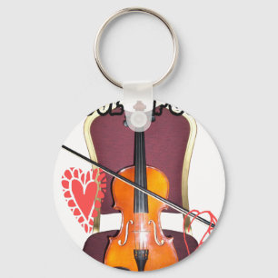 Sound of  v love hakuna matata valentine keychain