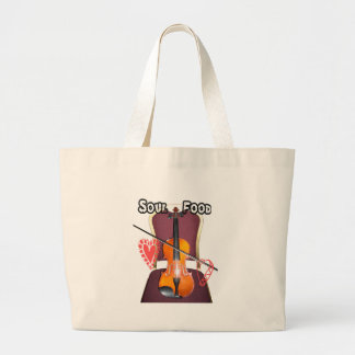 Sound of v love hakuna matata valentine large tote bag