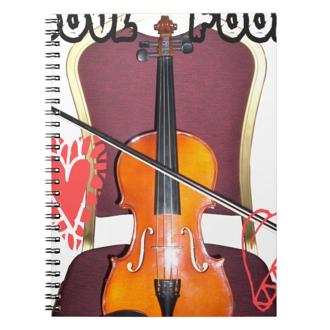 Sound of  v love hakuna matata valentine notebook (Front)