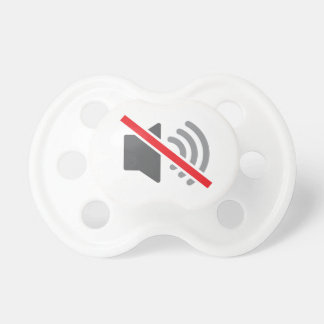 Sound off pacifier