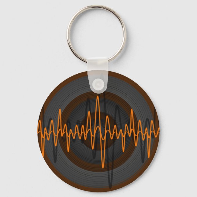 Sound Orange Dark keychain (Front)