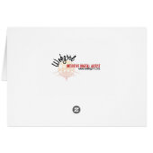 Sound Patterns Fractal Art Card (Back Horizontal)